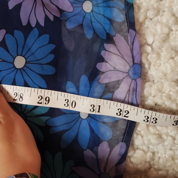 90s prima dona women's floral sleeveless dress medium - Picture 2 of 9